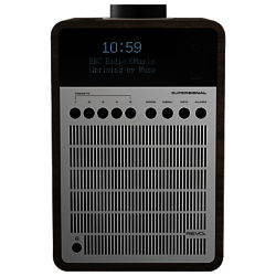 Revo SuperSignal DAB/FM Bluetooth Radio Silver/Walnut